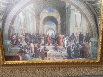 The school of Athens wall hanging picture