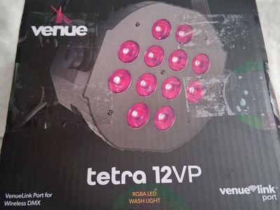 Venue Tetra 12vp DJ Wash LIghts