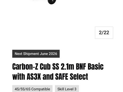 Carbon cub ss horizon hobby