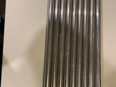 Poles/adjustable, tent/tarp aluminum poles 54.5 inches to 95 inches. Nine poles available.
