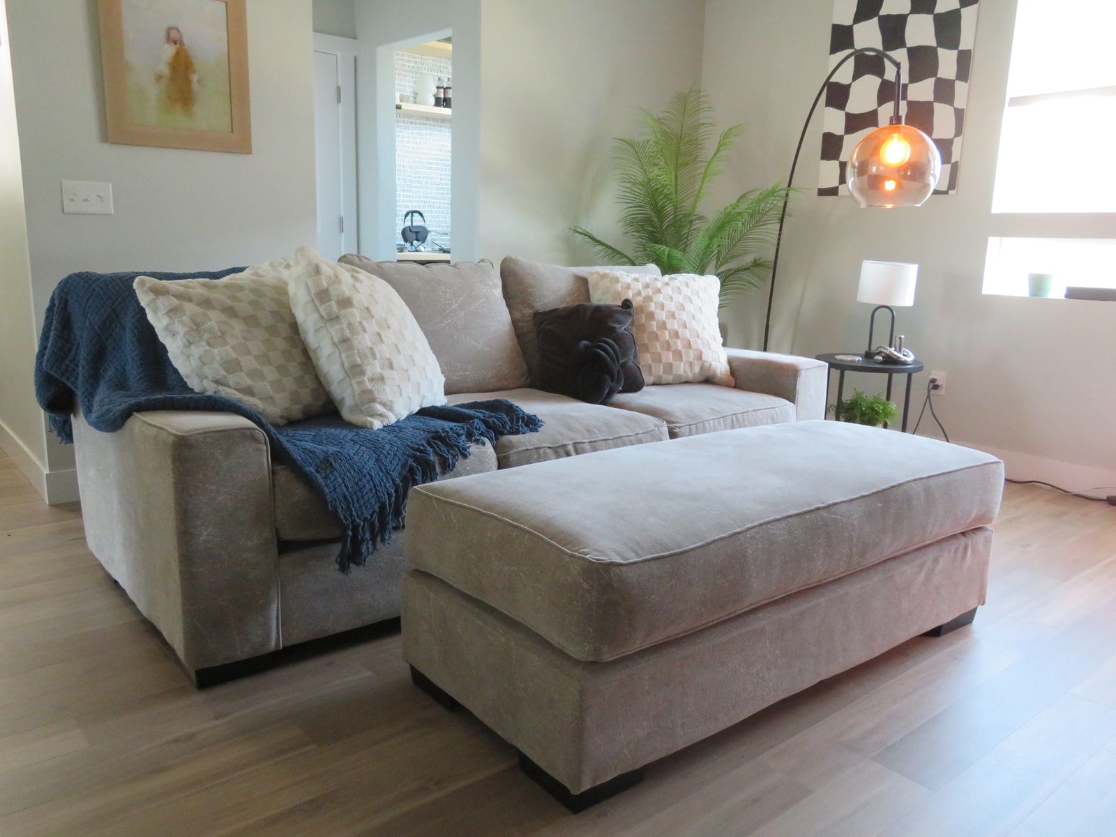 LIKE NEW Sofa and Ottoman
