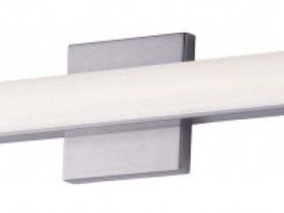 Modern 36"” LED Wall Sconce/ Bathroom Vanity – Frosted Glass, Nickel Finish