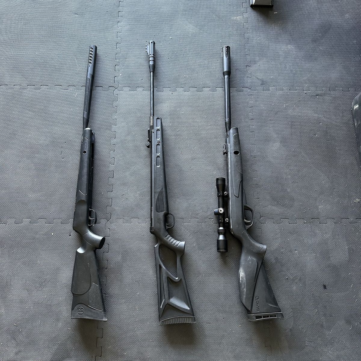 Break action pellet guns
