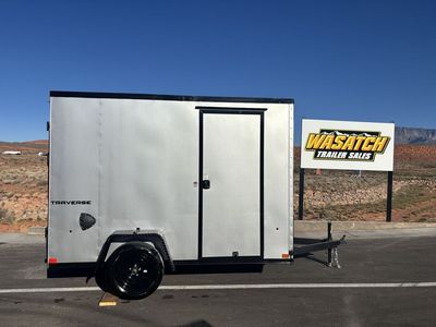 2026 Formula Trailers 6x10 3K Traverse Flat Top V-Nose Enclosed Cargo Trailer