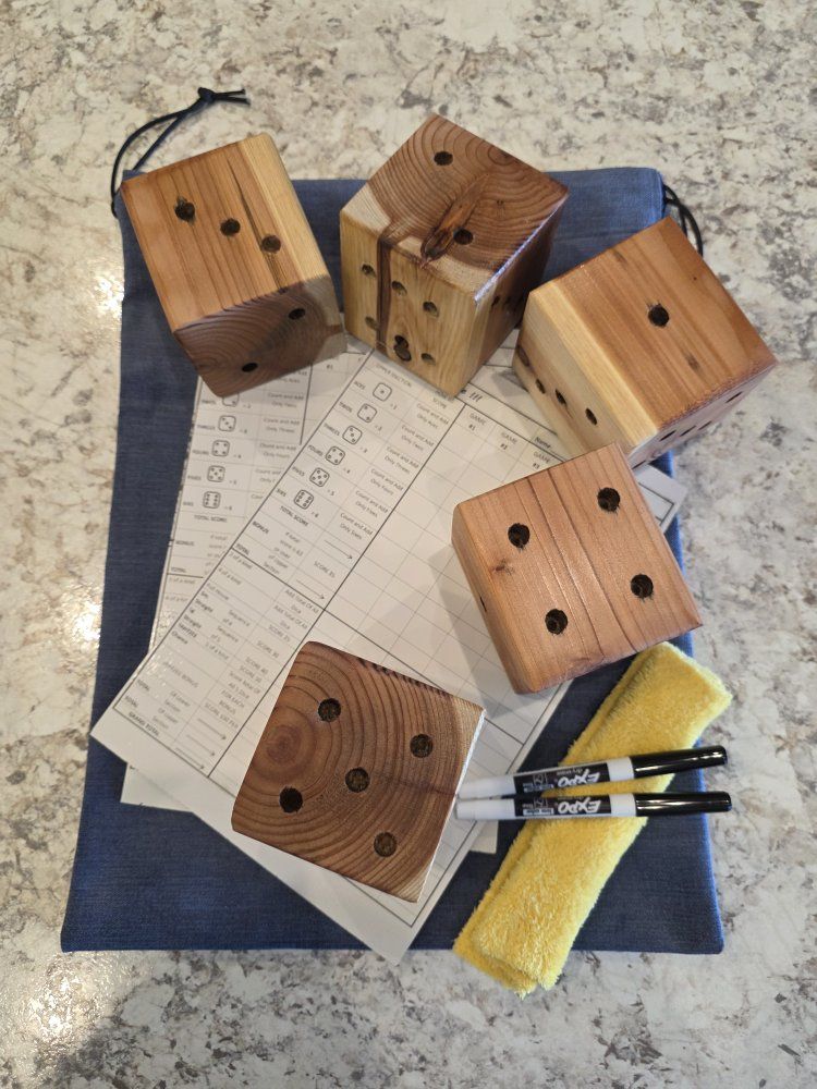 Yard dice game - Comes with all you'll need for realy fun times.