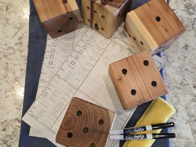 Yard dice game - Comes with all you'll need for realy fun times.