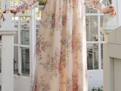Baltic Born Layla Tulle Maxi Dress in Romantic Floral - Size Women’s Large