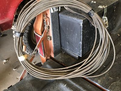 150 ft. Winch cable, 9/32” just shy of 5/16” $25