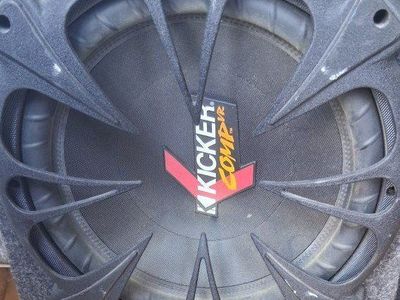 Kicker CompVR 12 in. Subwoofers with cast aluminum grille, like new. See all our listings. let's negotiate. Everything must go
