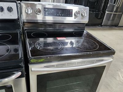Samsung NE59J7630SB 30" Stainless Steel Electric Range with True Convection Oven