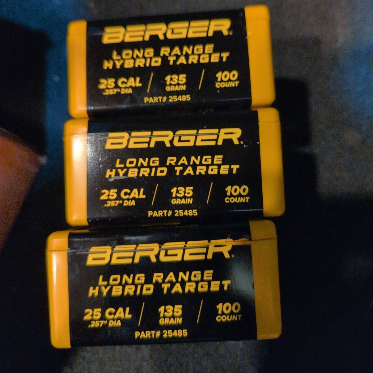 Berger .25 Cal. 135gr. Long Range Hybrid Targets