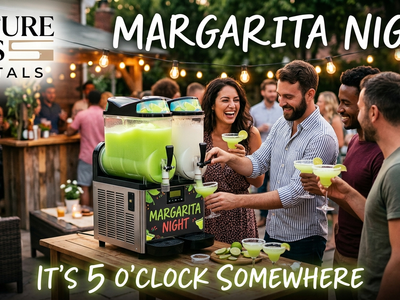 IT’S 5 O’CLOCK SOMEWHERE! SLUSHY MACHINE RENTAL