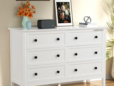 New in box! White 6 drawer dresser