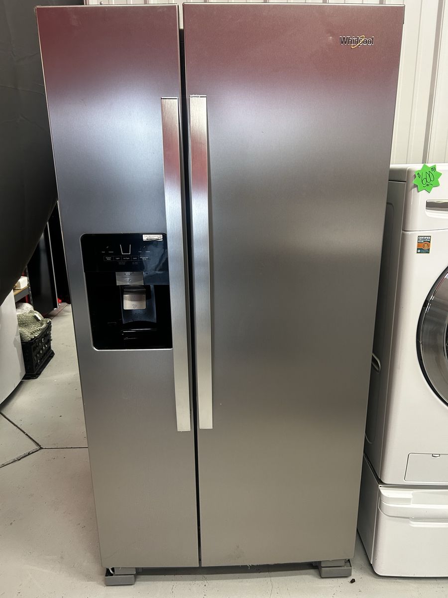Whirlpool Stainless Steel Side By Side Refrigerator