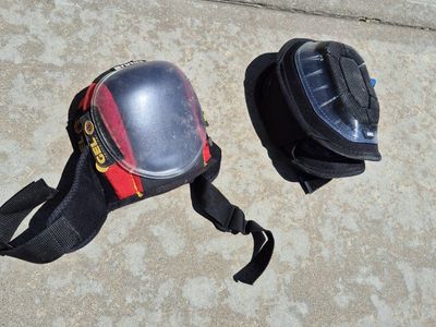 Lot of 2 Work Knee Pads - Brutus Gel & Kobalt Heavy Duty Protective Knee Pads