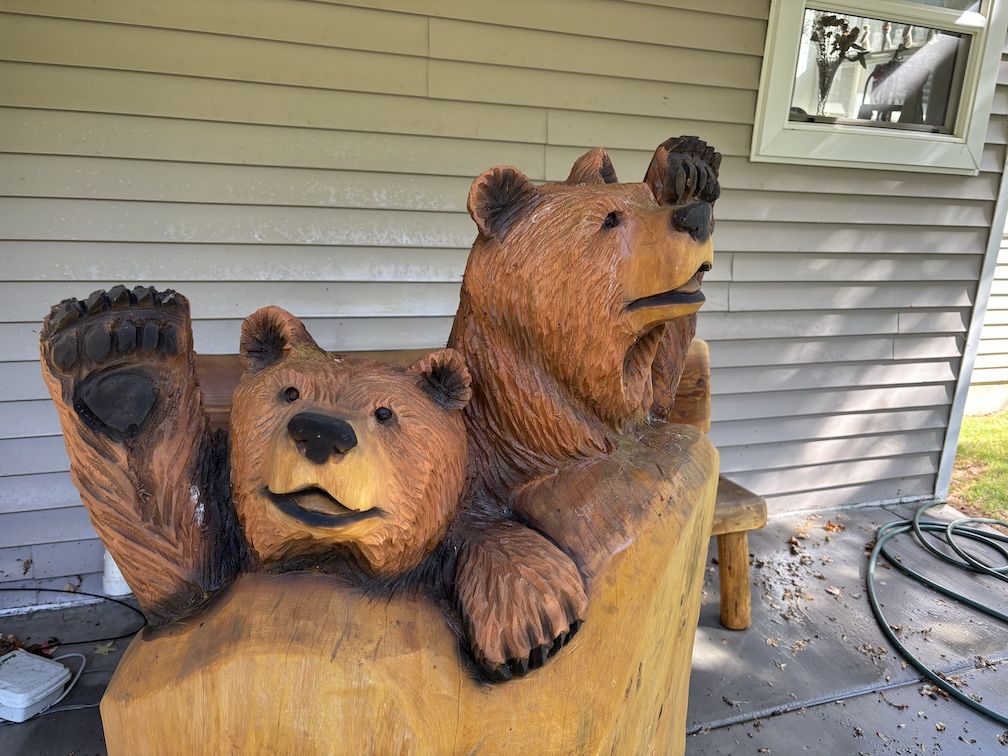 wood bears and furniture