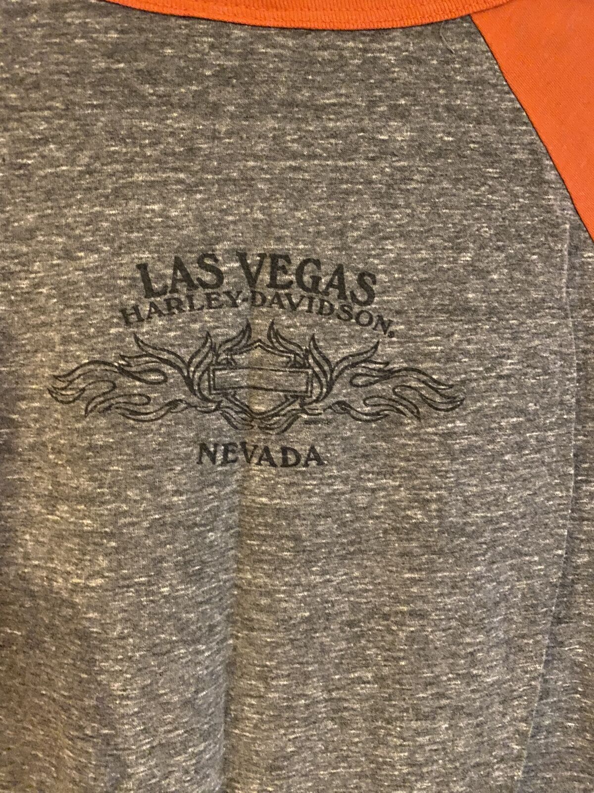 Women’s Harley-Davidson Raglan Shirt – Size Large, Made in USA