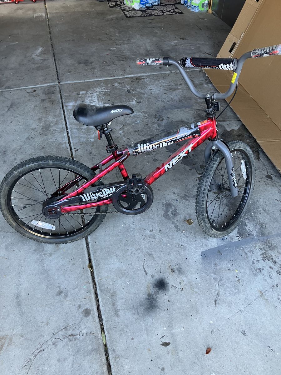Kids bmx wipeout bike