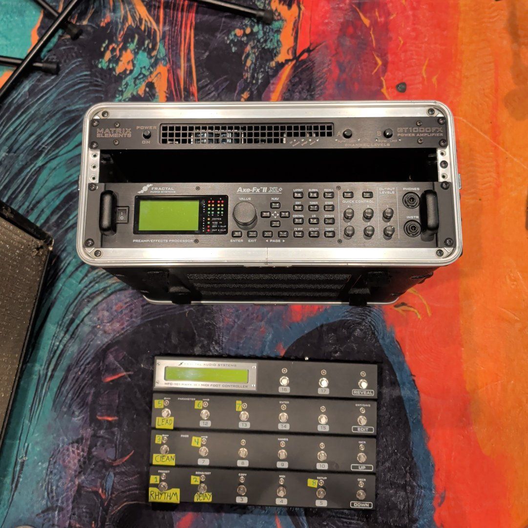 axe fx 2xl plus and mfc 101