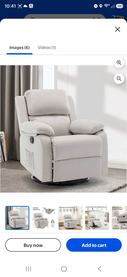 Korser Rocker Recliner - NEW