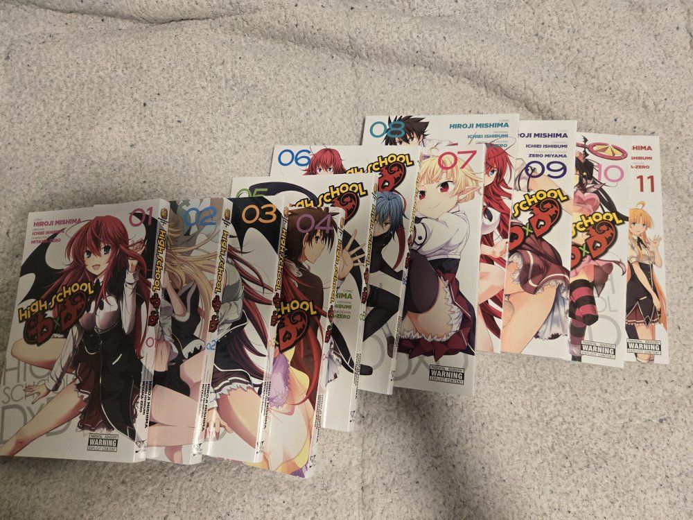 Highschool DxD manga vol 1-11
