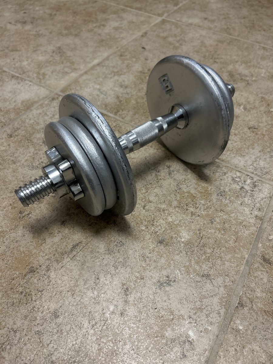 Dumbell With Plate Weights