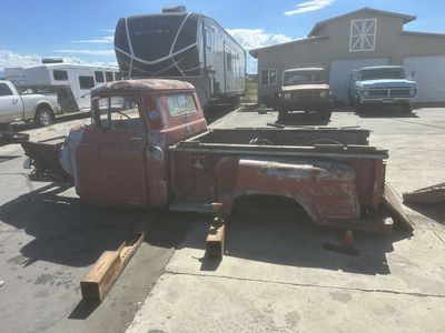 1956 Ish Long Bed Frame Body Rearend