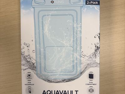 Aquavault Floating Waterproof Phone Case 2-Pack Blue & Pink