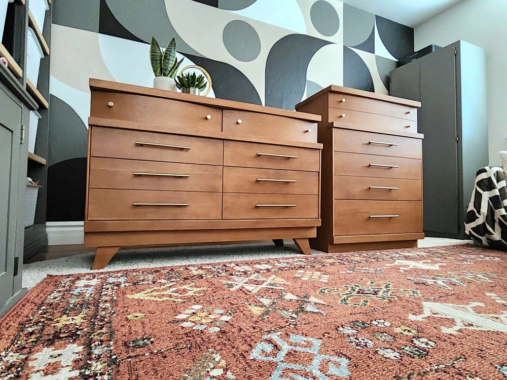 Gorgeous Bassett MCM Dresser Set