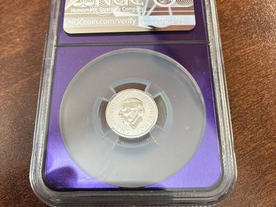 2024 Great Britain Silver 20 Pence Britannia NGC Sample Holder Coin