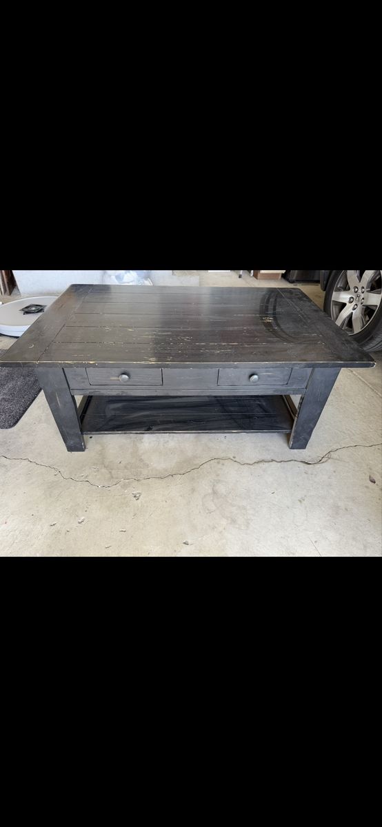 Black coffee table