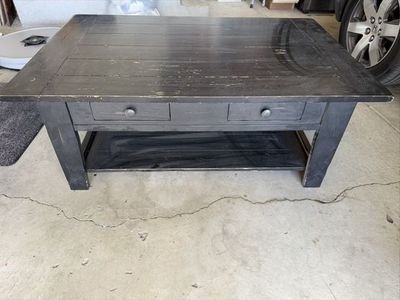 Black coffee table