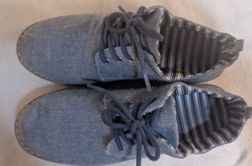 Light Blue Boys Church Shoes