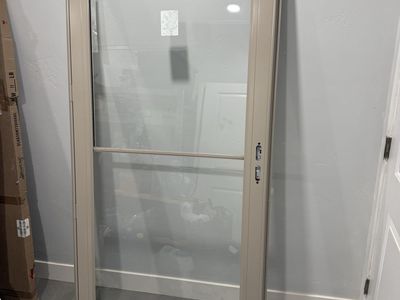 36 Inch Wide Right Hand Storm Door
