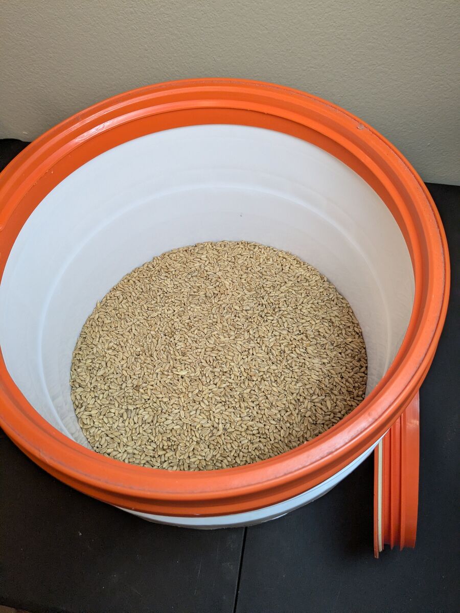 Food Storage 30lbs soft brown wheat