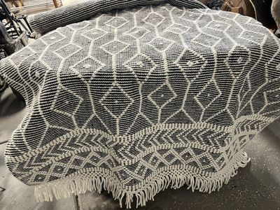 2 Home Decorators Collection Winchester 5'x7' Area Rug Black/White Geometric Wool Blend