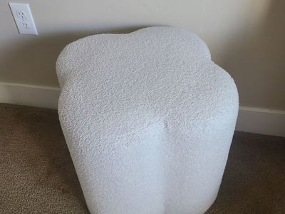 White Flower stool