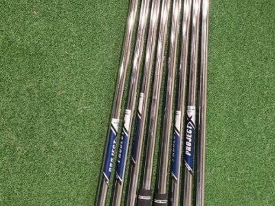 Project X Rifle 6.0 Precision Golf Club Shafts, Set of 8 with Golf Pride Grips