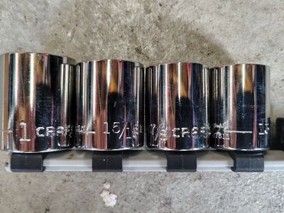 Craftsman 12PT 1/2" Drive SAE Sockets lot of 4