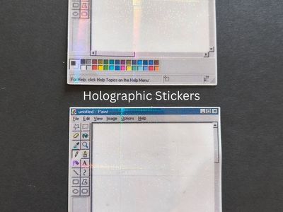 MS Paint Stickers & Magnets