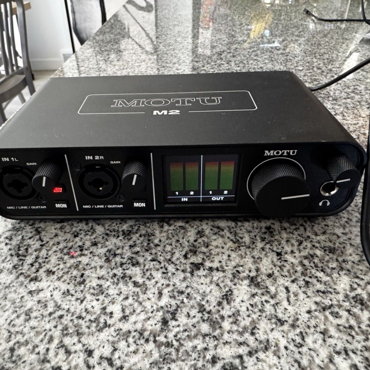 MOTU M2 2-in / 2-out USB-C Audio Interface with MIDI I/O
