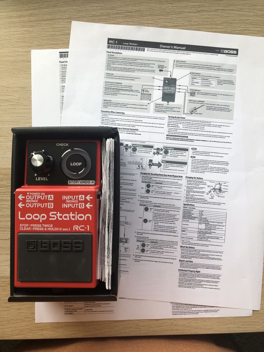 Boss RC-1 Loop Station Pedal