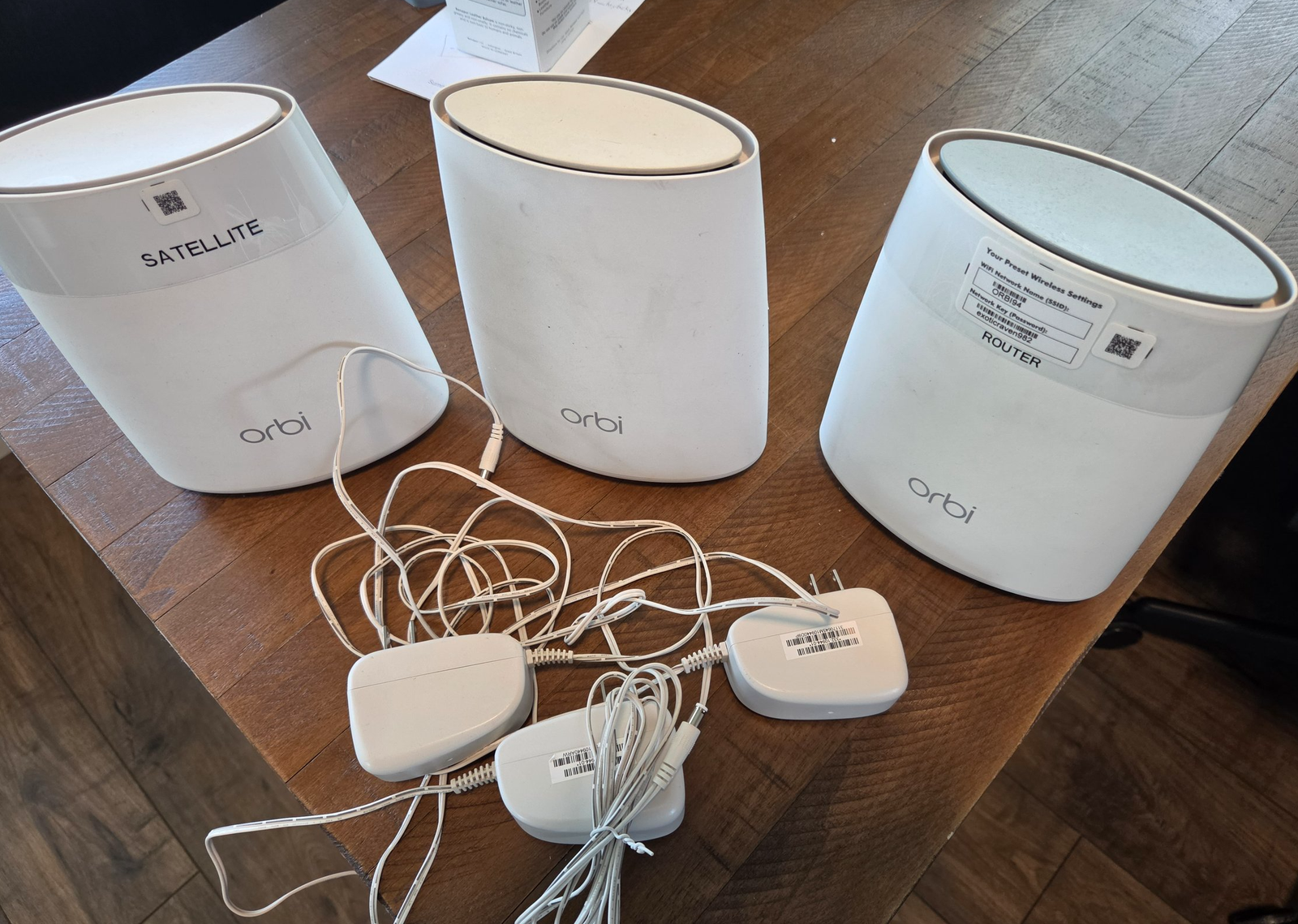 Netgear Orbi Mesh WiFi System – Router + 2 Satellites – Whole Home Coverage $75 OBO
