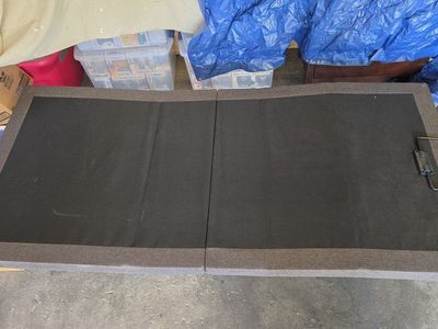 Twin XL Adjustable Bed Base Frame with Remote and Power Supply.