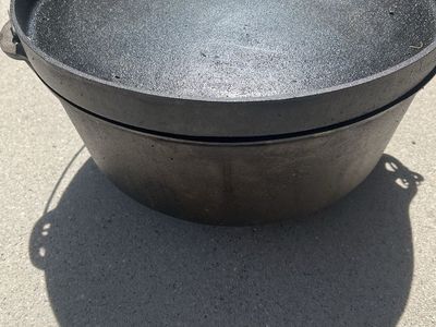 One remaining 15” Dutch Oven $50