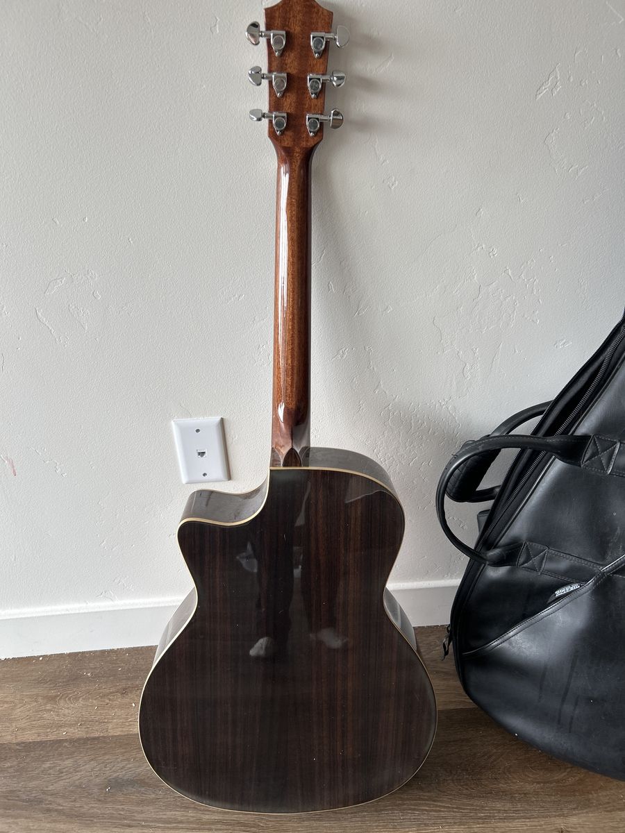 TeTon Solid Top Accoustic Electric Guitar