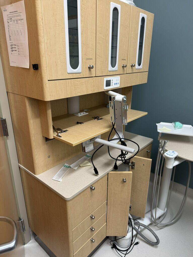 ADEC 5580 12 o'clock Dental Cabinets