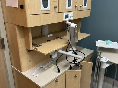 ADEC 5580 12 o'clock Dental Cabinets