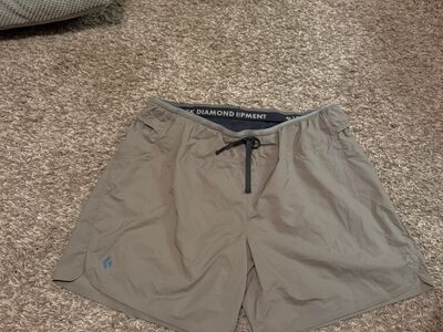 Men's Black Diamond Running Shorts Large