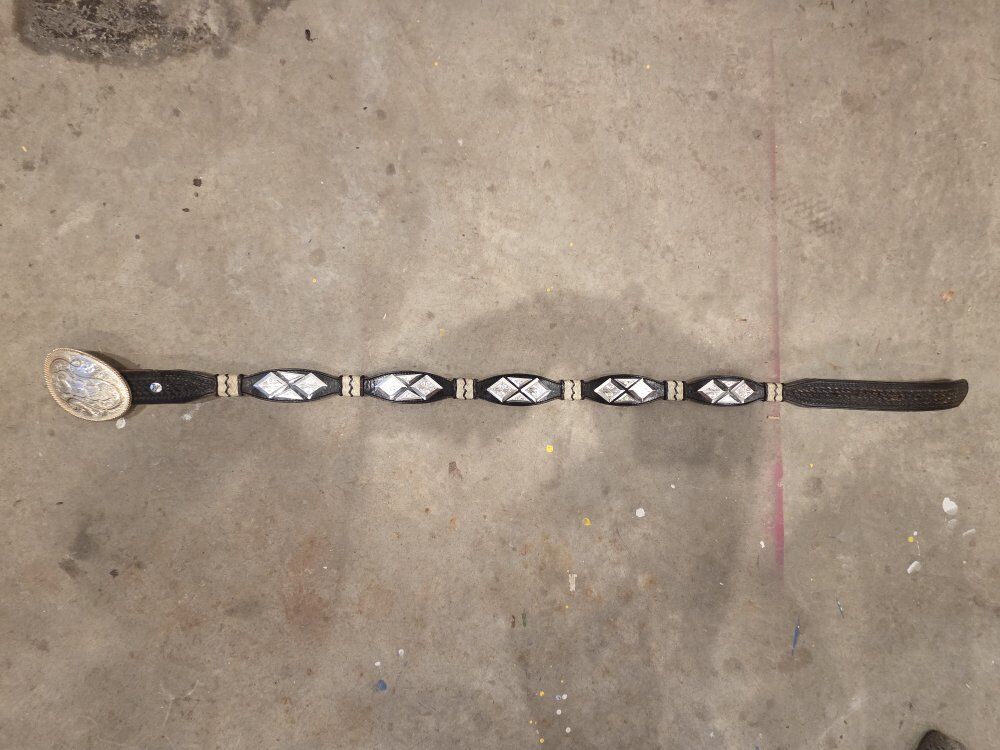 Sterling silver dress belt